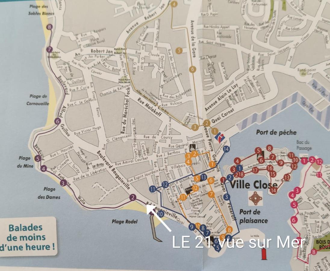 Le 21 Vue Sur Mer Concarneau Εξωτερικό φωτογραφία